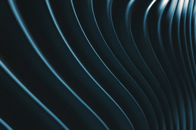 A close up of a black and blue background